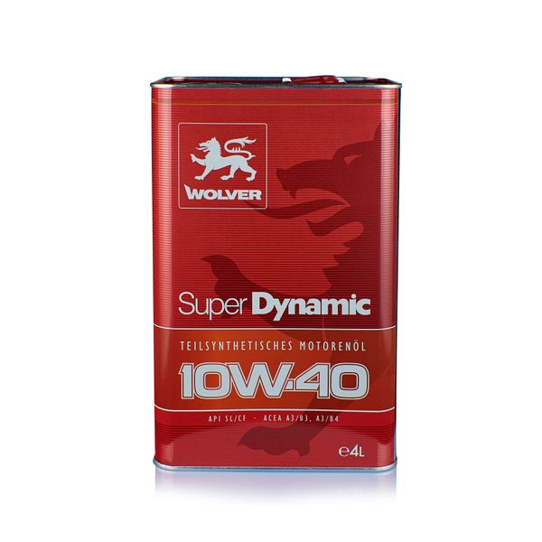 Wolver Super Dynamic SAE 10W-40, 4L 06577 фото