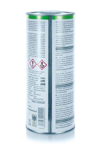 Wolver Antifreeze & Coolant Ready to Use WG11 (Green) 15110 фото