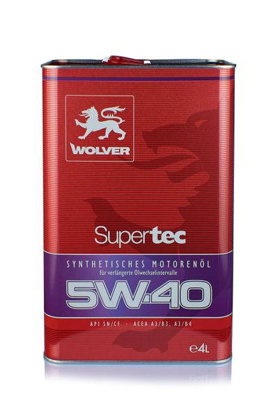 Wolver Supertec SAE 5W-40, 4L 06574 фото