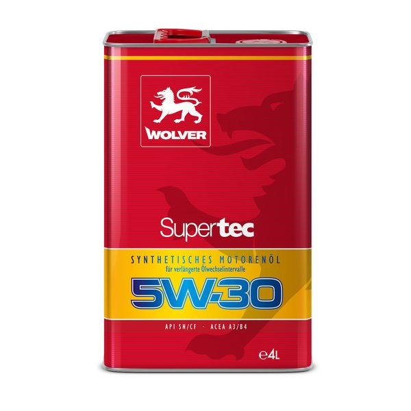 Wolver Supertec SAE 5W-30, 4L 07573 фото