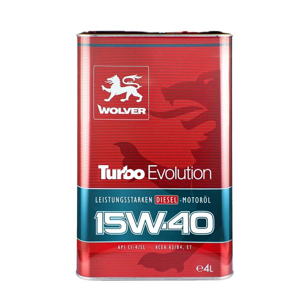 Wolver Turbo Evolution 15W-40 15287 фото