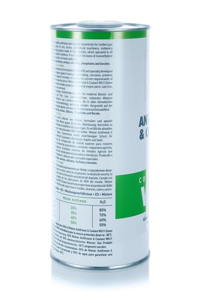 Wolver Antifreeze & Coolant Concentrate WG11 (Green) 15108 фото