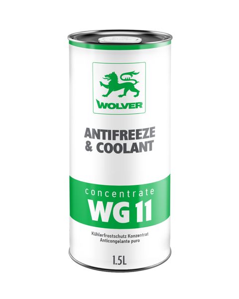 Wolver Antifreeze & Coolant Concentrate WG11 (Green) 15108 фото